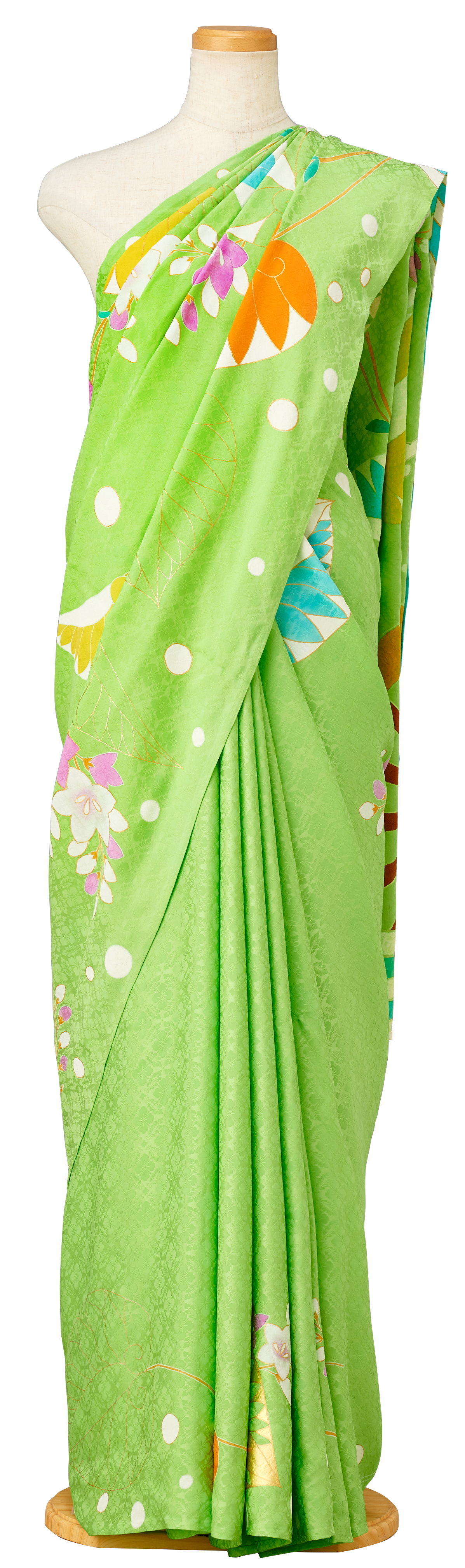 Waterwheel and Hollyhock Pattern