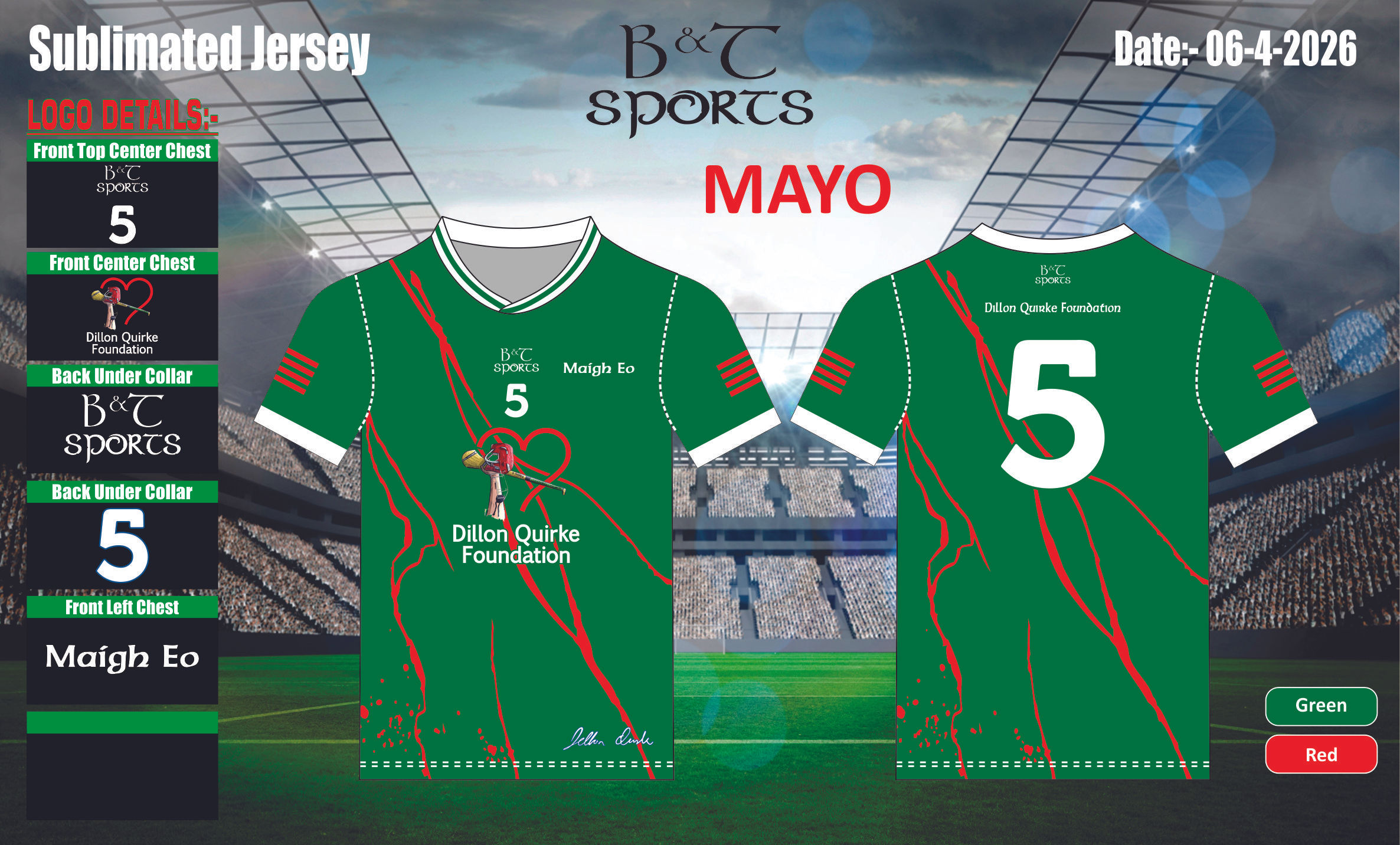 Mayo - Regular Fit Jersey - Adults & Kids Available