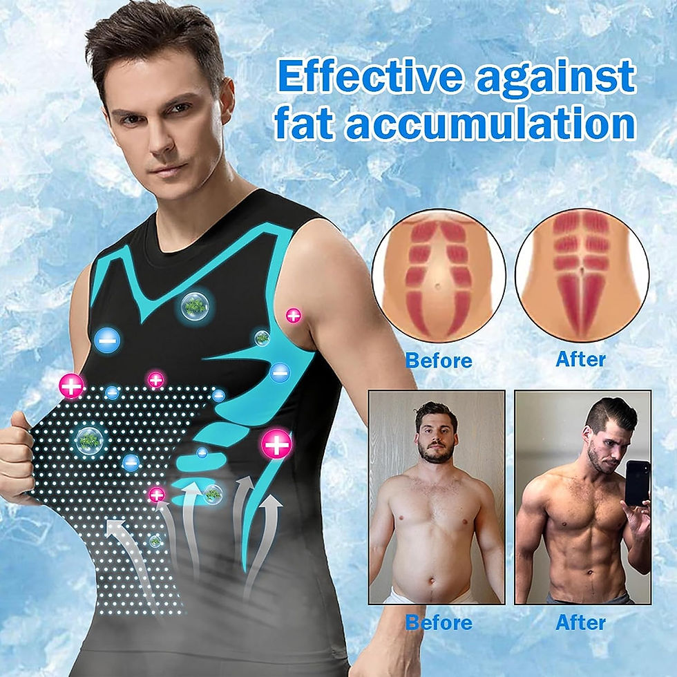 Thumbnail: Men's Compression Shaping Vest – Sleeveless Body Shaper