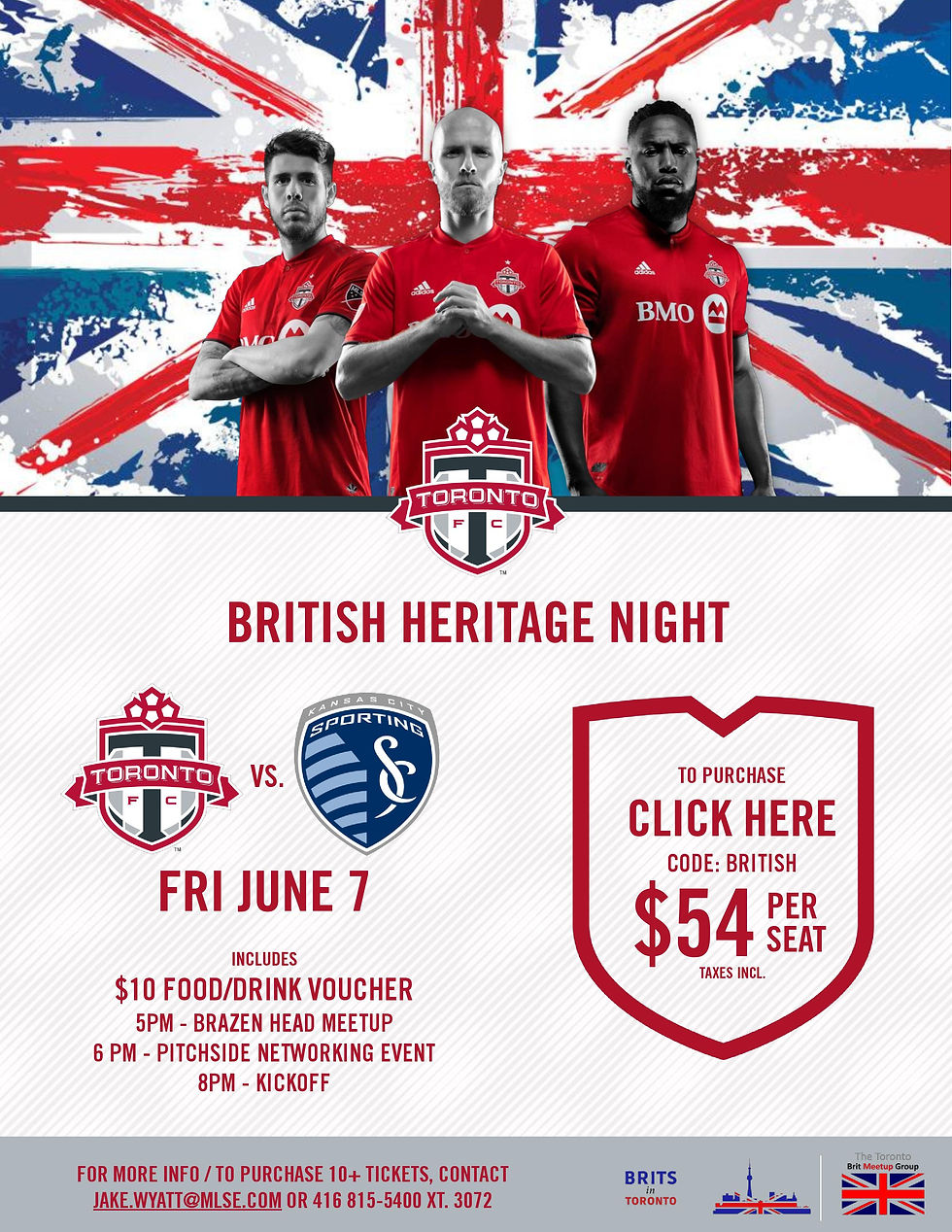 Toronto FC - British Heritage Night