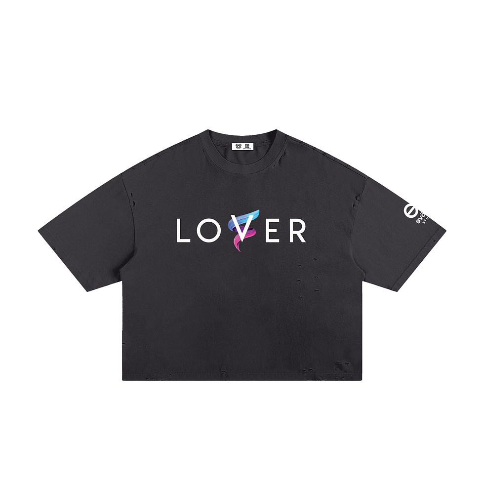 Thumbnail: ɘvolove Studios – “Loser Lover” Classic Frayed Boxy Tee