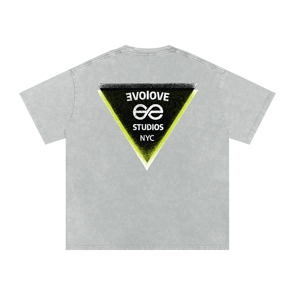 Thumbnail: ɘvolove Studios - "Neon" Snow Washed Oversized T-Shirt