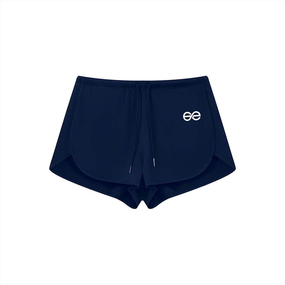 Thumbnail: ɘvolove Studios – “Basecamp” Drawstring A-Line Shorts – Heather Grey