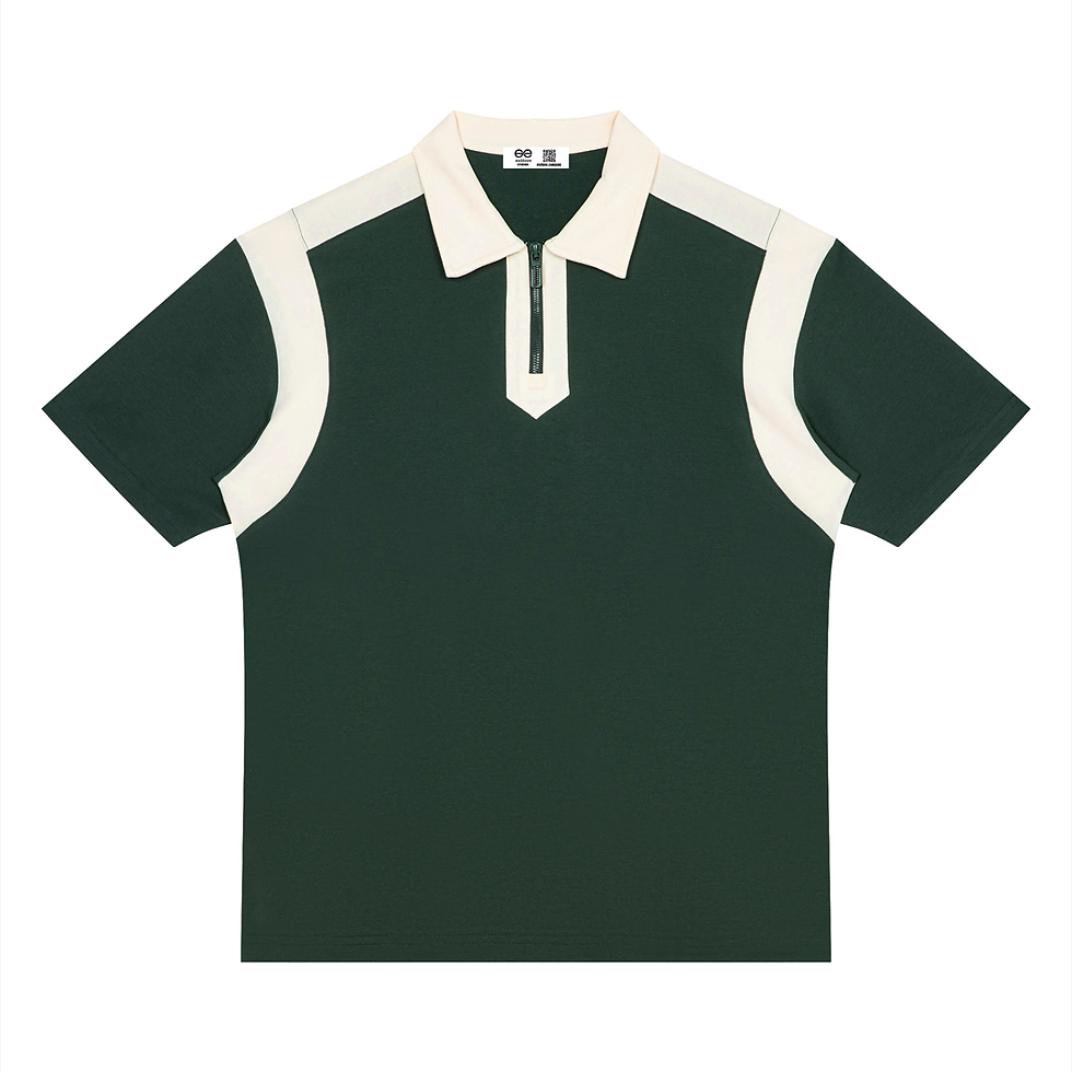 Thumbnail: ɘvolove Studios – “Pivot” Retro Color-Block Polo