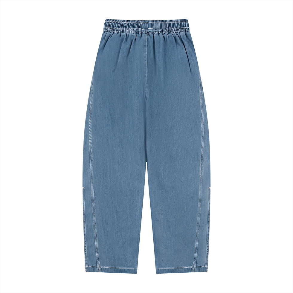 Thumbnail: ɘvolove Studios – “DriftEase” Vintage-Wash Loose Jeans – Kid’s