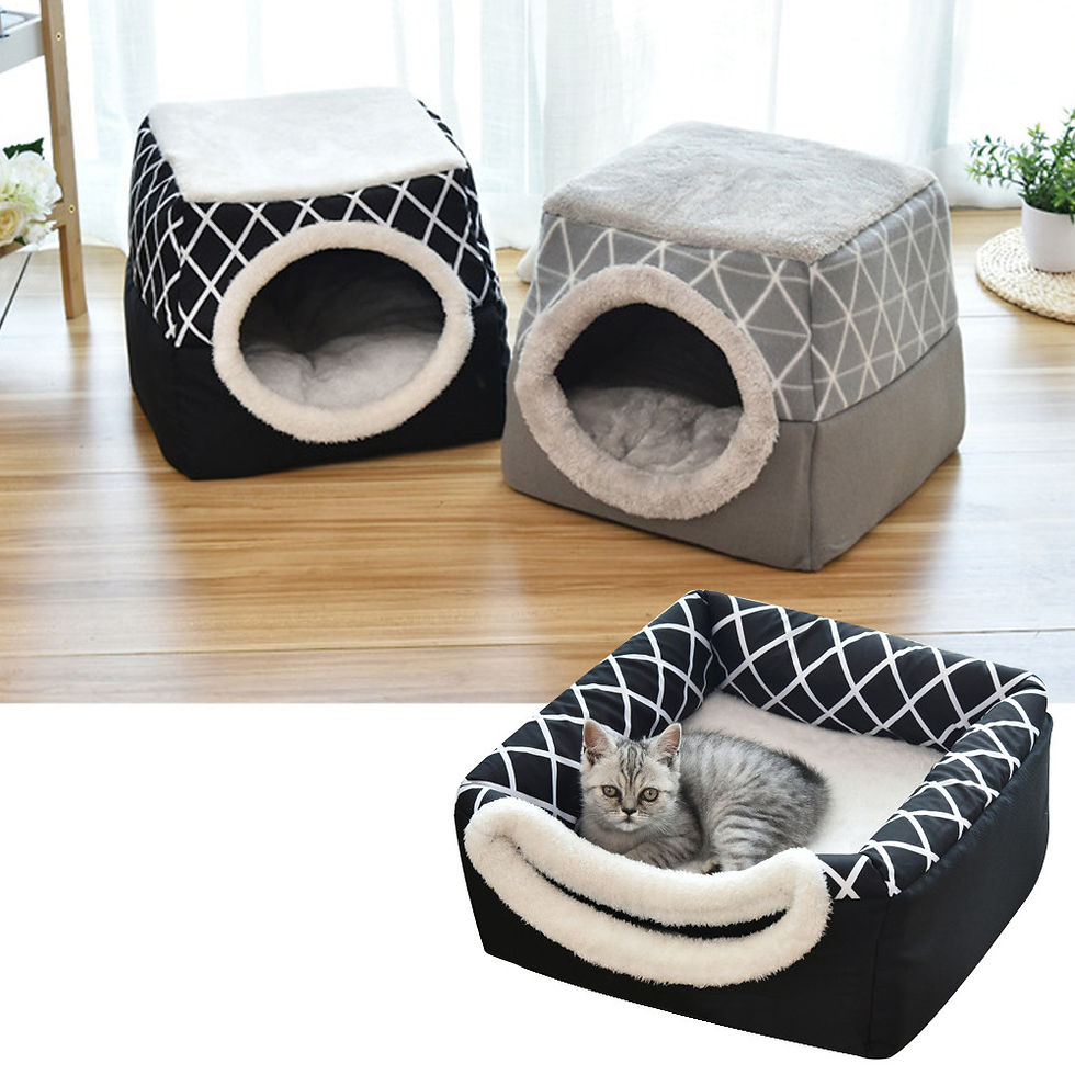 Thumbnail: Pet Dog and Cat Bed Villa - Dual Use Space Capsule