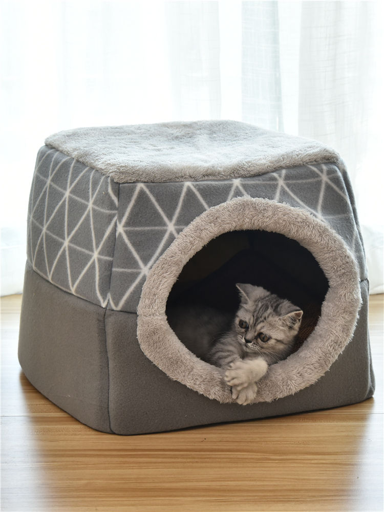 Thumbnail: Pet Dog and Cat Bed Villa - Dual Use Space Capsule