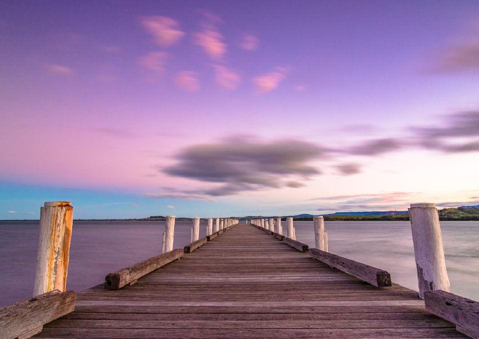 Blank greeting card - Lake Illawarra