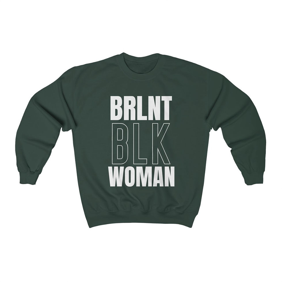 Thumbnail: BRLNT BLK WOMAN Crewneck Sweatshirt