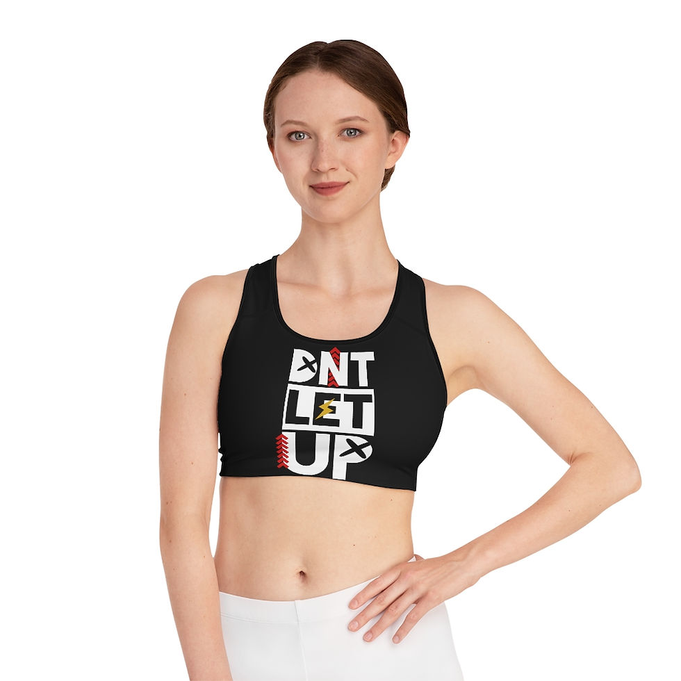 Thumbnail: DNT LET UP Sports Bra (AOP)