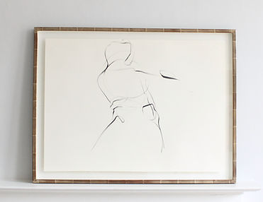 Rosalie watkins artist drawings first series outstretched arm