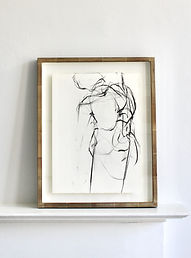 Rosalie Watkins artist stretch up ribcage man fabien