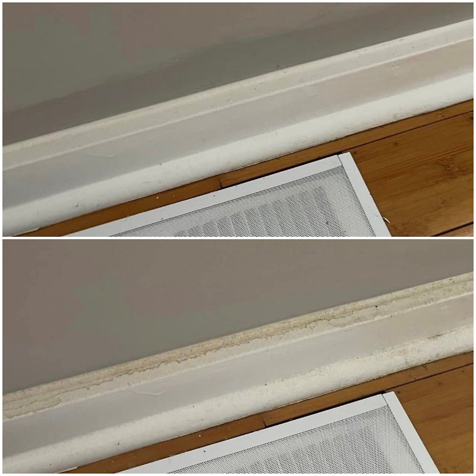 picture of clean baseboards