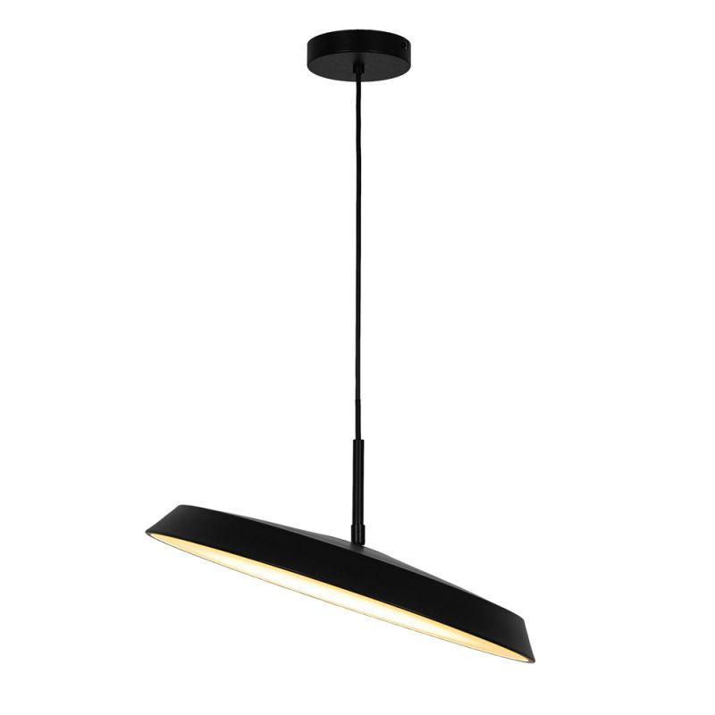 Miniatyrbild: D'Lite Pendellampa Uxem Svart 23W 1800lm 827 3-stegs dimbar