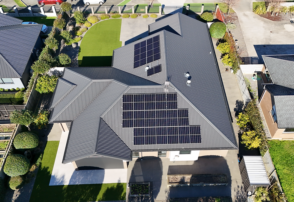 auckland solar panel system installed on home
