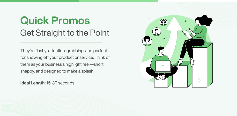 marketing videos for social media, quick promos video