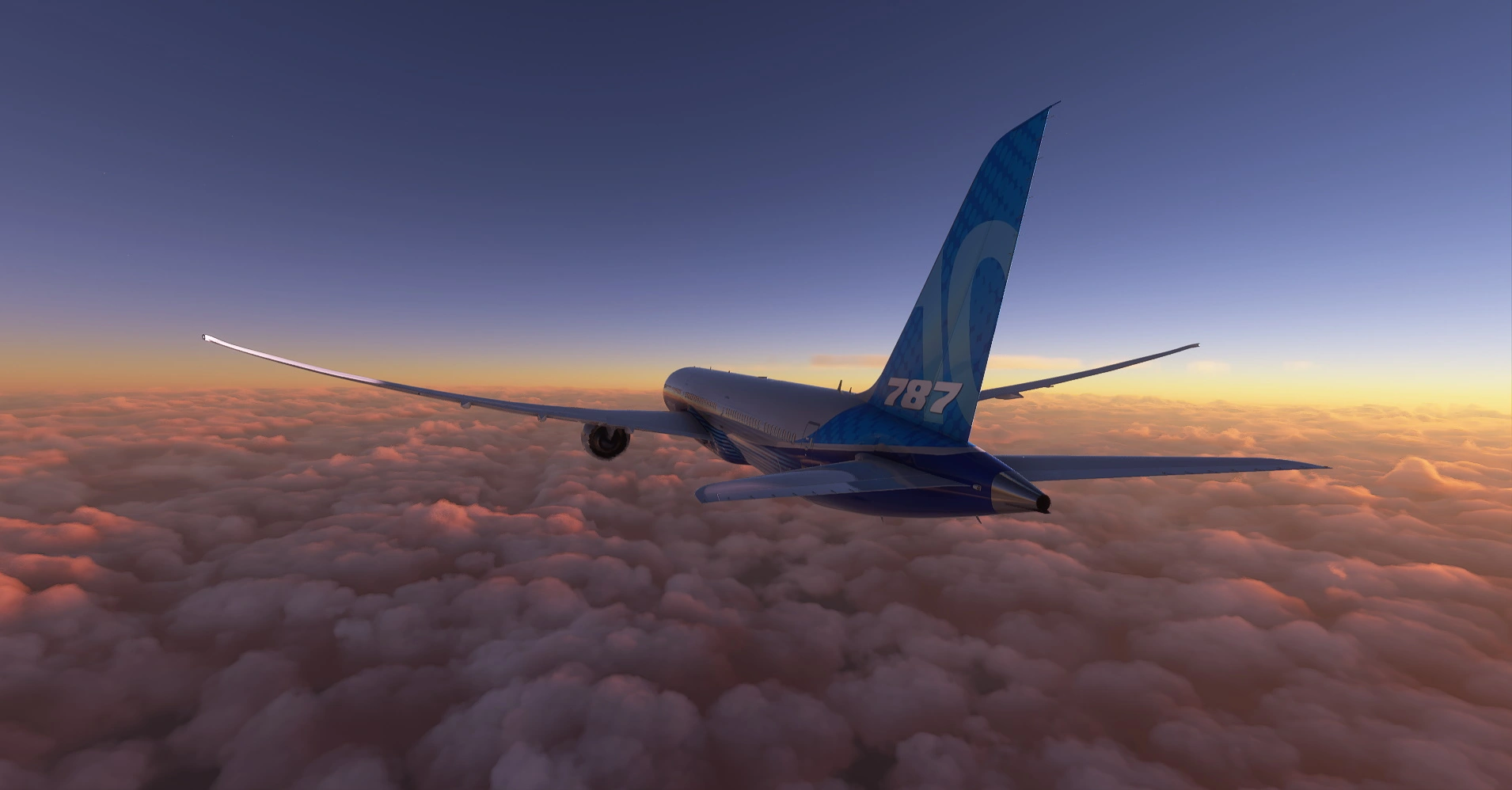 Microsoft-Flight-Simulator-Boeing-787-Sunset-over-the-Clouds.webp