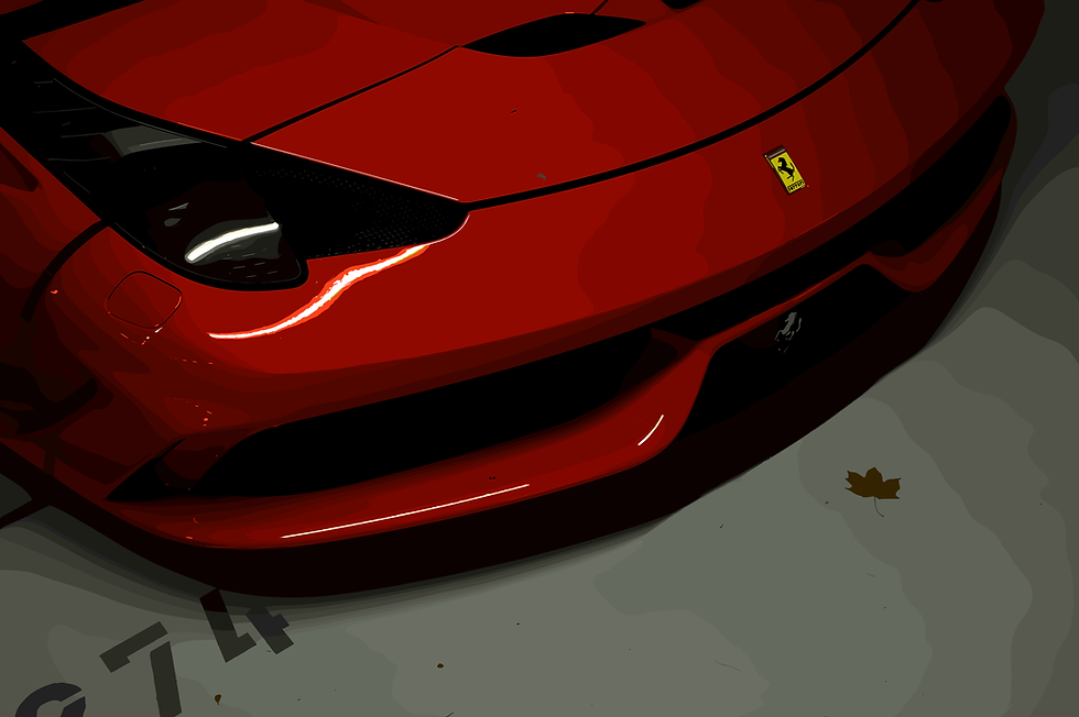 Roter Ferrari 458 