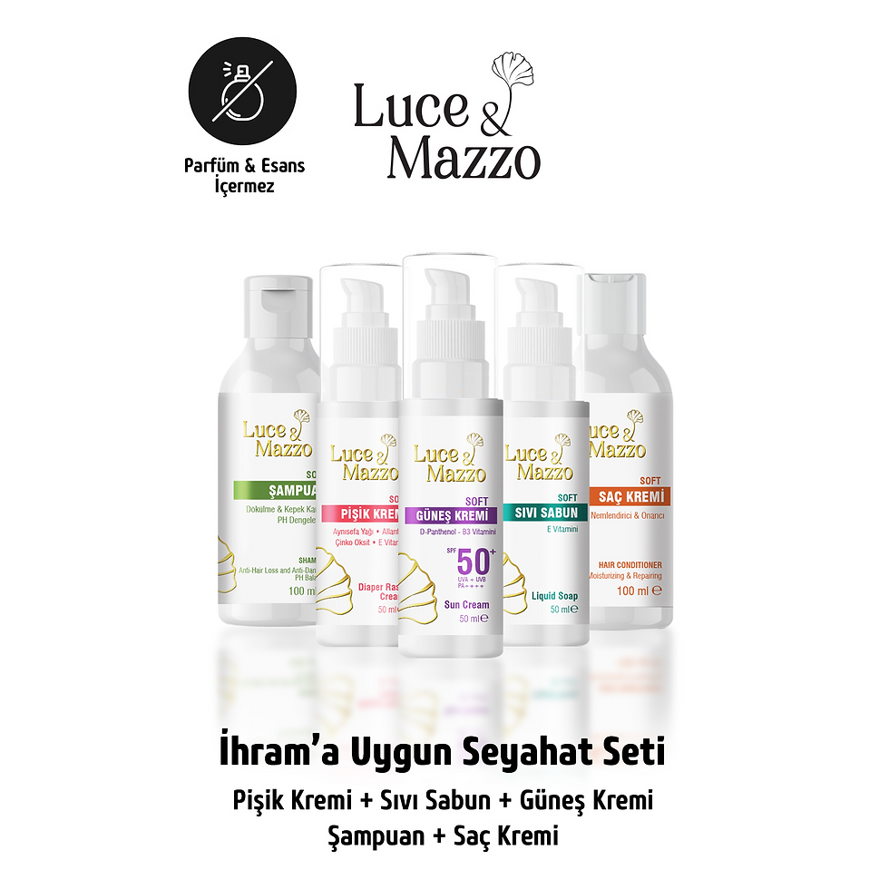 Küçük resim: Luce & Mazzo Kokusuz İhrama Uygun 5 li Seyahat Seti