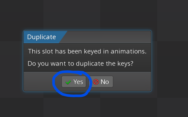spine ui duplicate popup