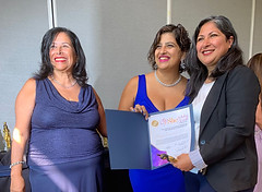 At She Makes History Award Ceremony 2023, Noura Bishay and Samia Khair Honor Mayor Farrah N. Khan