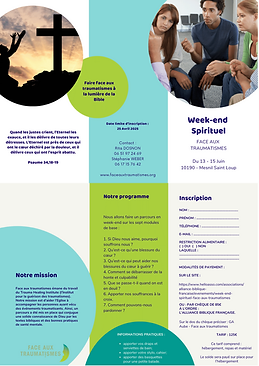 Week-end spirituel face aux traumatismes