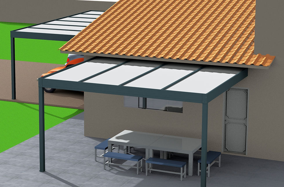 Lorêve_Pergola fixe Poly Top horizon III