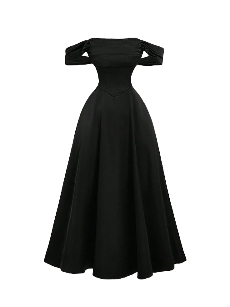 Long black dress