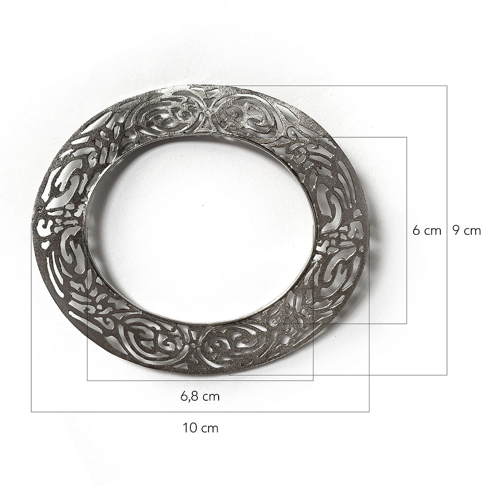 Thumbnail: Sliced Bracelet Kentimata | Sterling Silver 925°