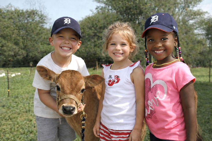 Childcare is more than just academics. Life on the farm also helps build character.