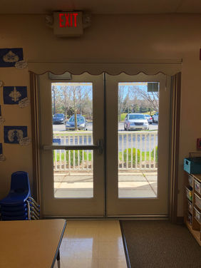 Our child care center in Canton, Michigan, offers secure egress doors for each classroom.