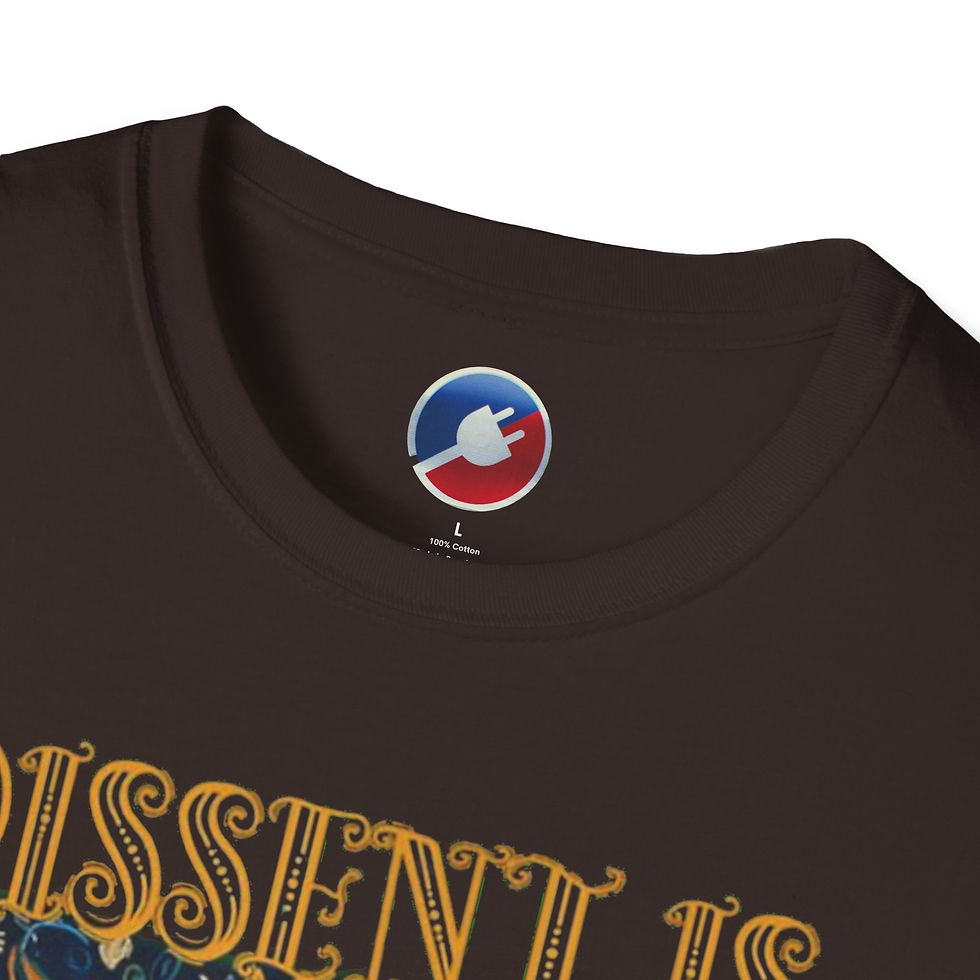 Miniatura: 'Dissent is Patriotic' Unisex Softstyle T-Shirt