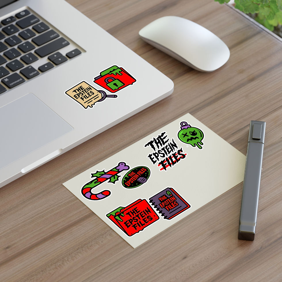 Thumbnail: 'All I Want for Christmas are the Epstein Files' Sticker Sheet - Punk