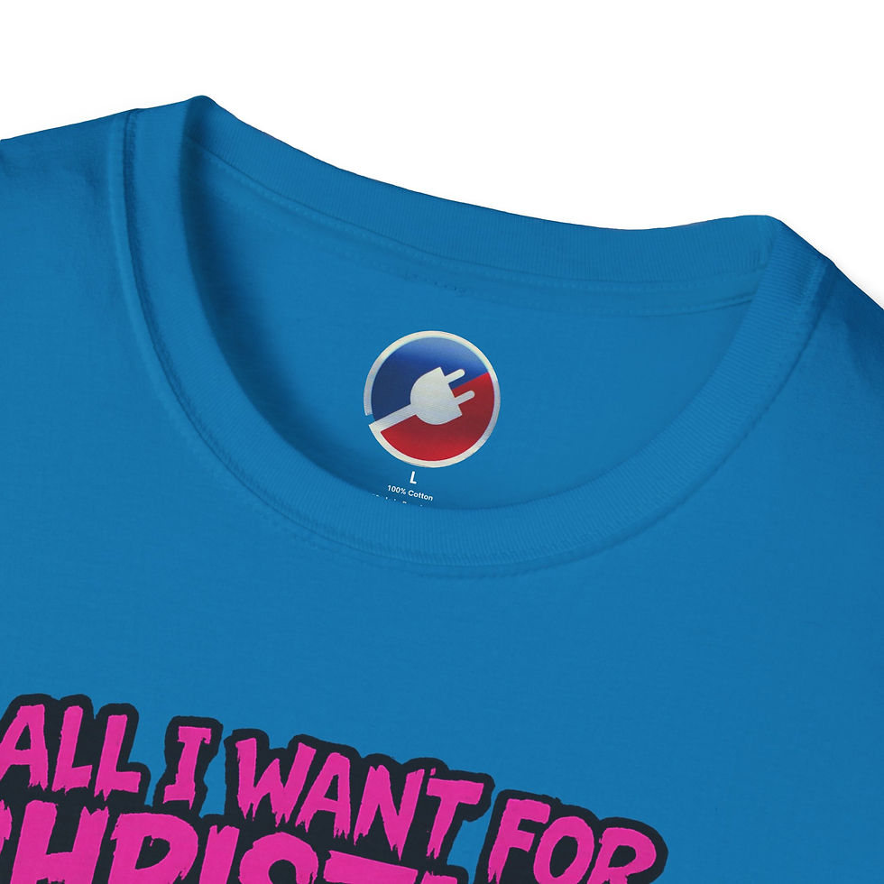 Thumbnail: 'All I Want for Christmas...Epstein Files' Monsters Unisex Softstyle T-Shirt