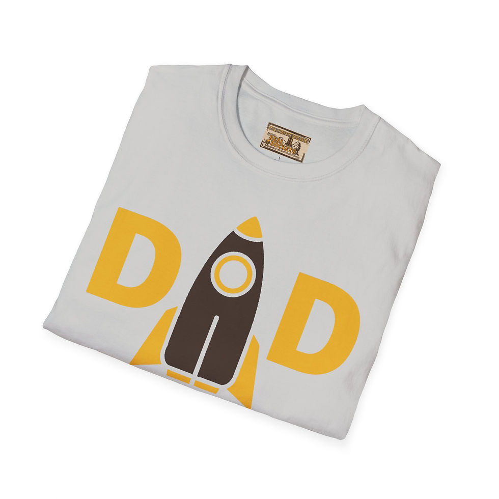 Thumbnail: 'Rocket Dad' Unisex SoftstyleT-Shirt