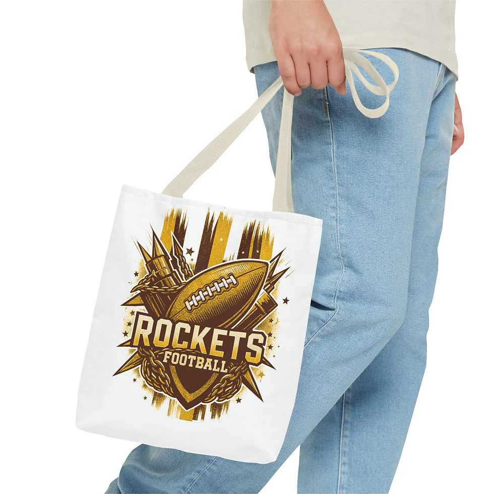 Thumbnail: Rockets 'Hustle & Heart' Sports Tote Bag