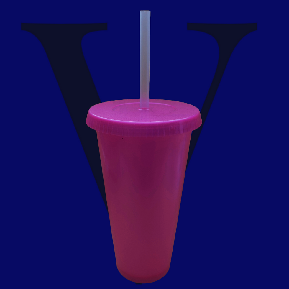 Miniatura: Vaso de Colores con Popote