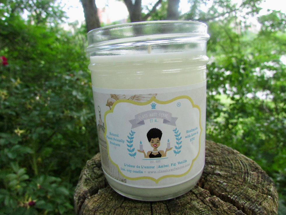 Thumbnail: L'odeur de L'amour | Amber. Fig. Vanilla  | 8oz. Soy Candle
