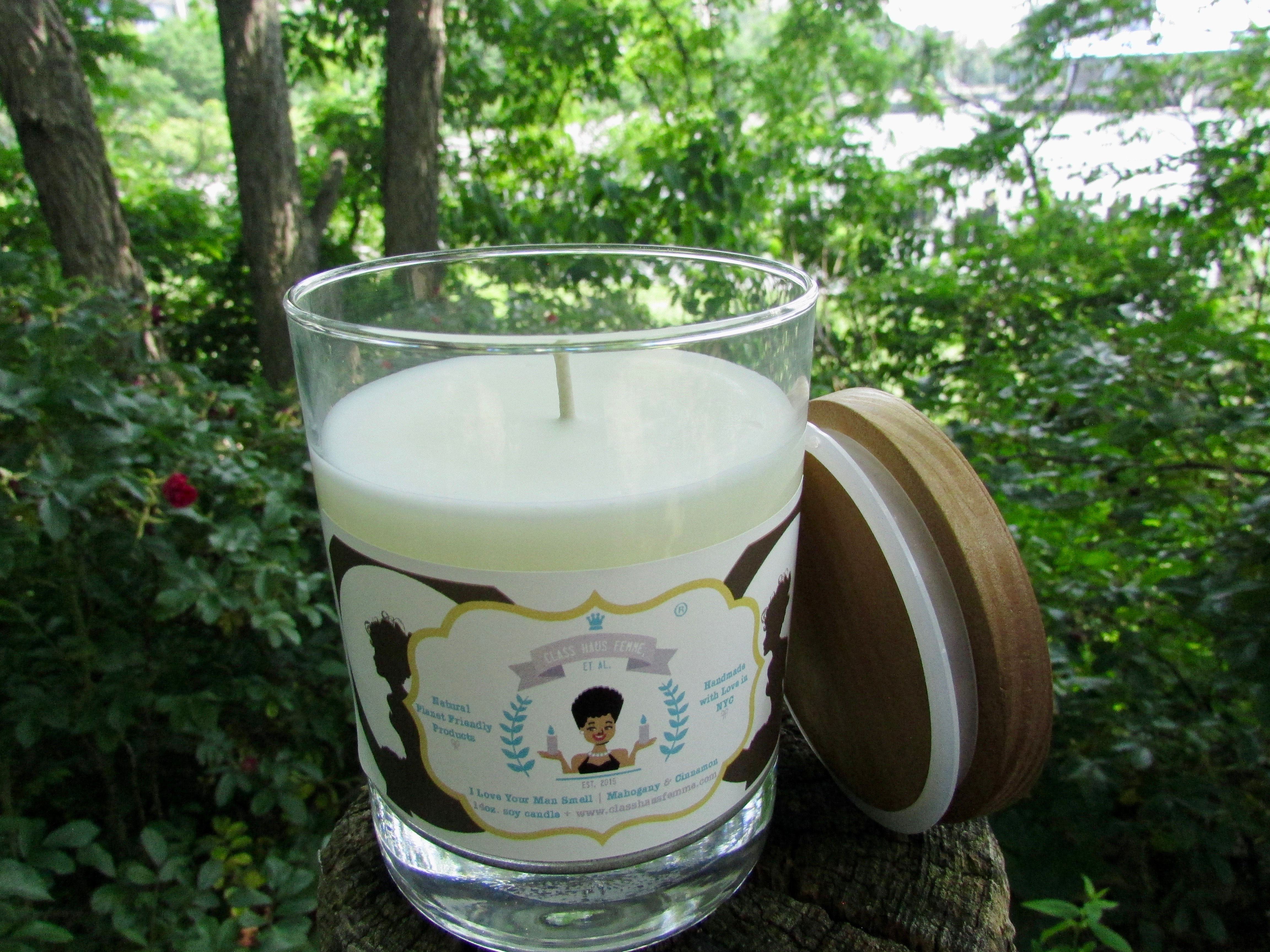 I Love Your Man Smell | Mahogany and Cinnamon | 14oz. Soy Candle
