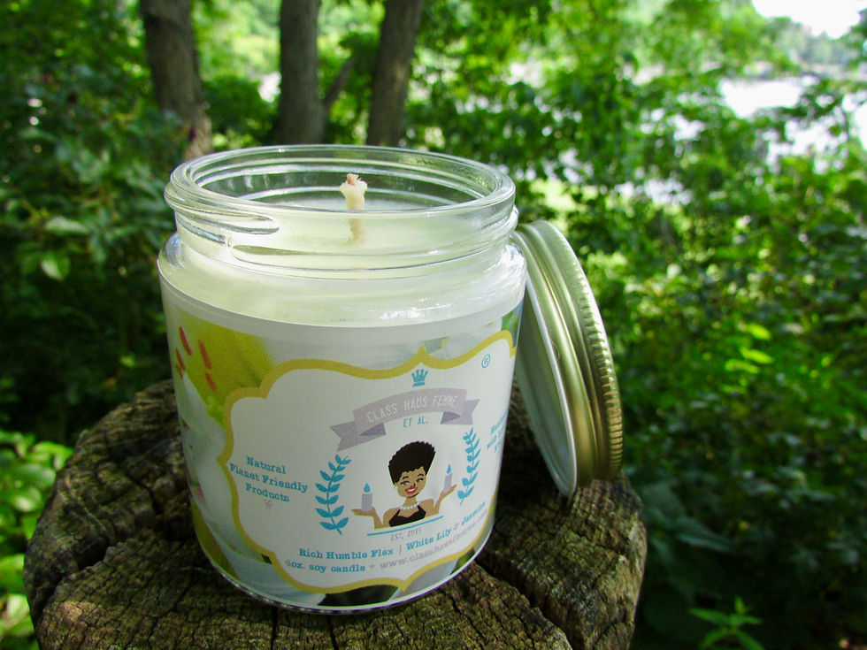 Thumbnail: Rich Humble Flex | White Lily and Jasmine | 4oz. Soy Candle