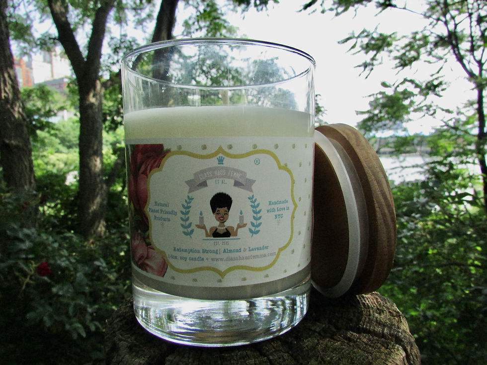 Thumbnail: Redemption Strong | Almond and Lavender | 14oz. Tumbler Jar Soy Candle