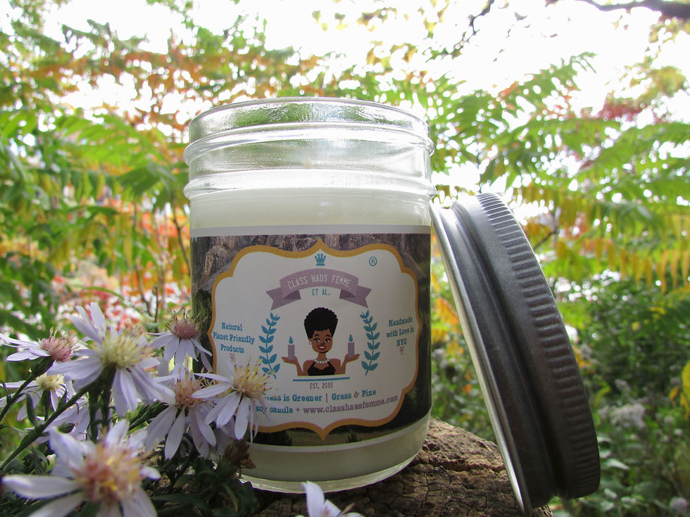 Thumbnail: Grass Is Greener  | Grass and Pine | 8oz. Soy Candle