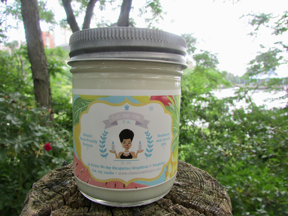 Thumbnail: In Patois We Say Stangerine | Grapefruit and Tangerine | 8oz. Soy Candle