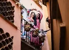 Callejón del Beso en el centro histórico de Guanajuato