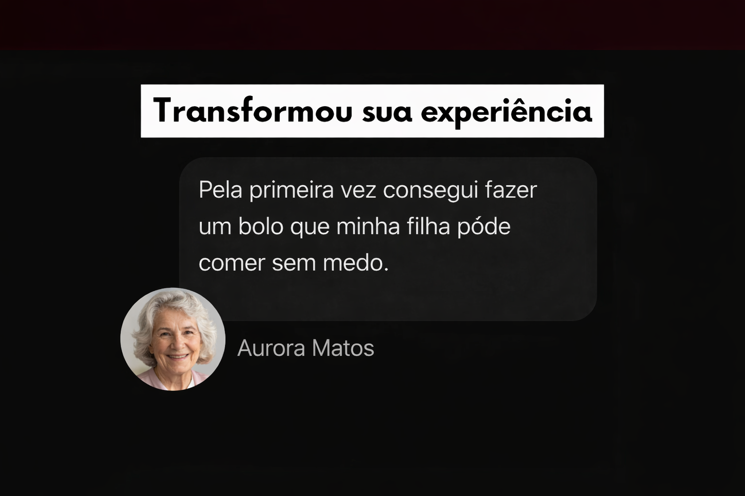 Depoimento aluna