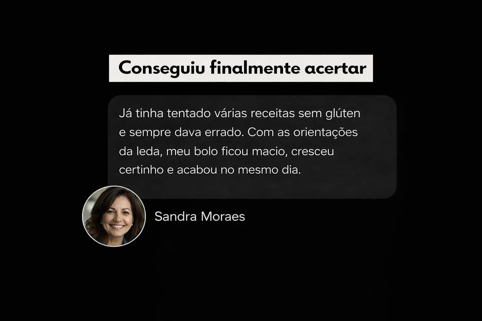 Depoimento aluna