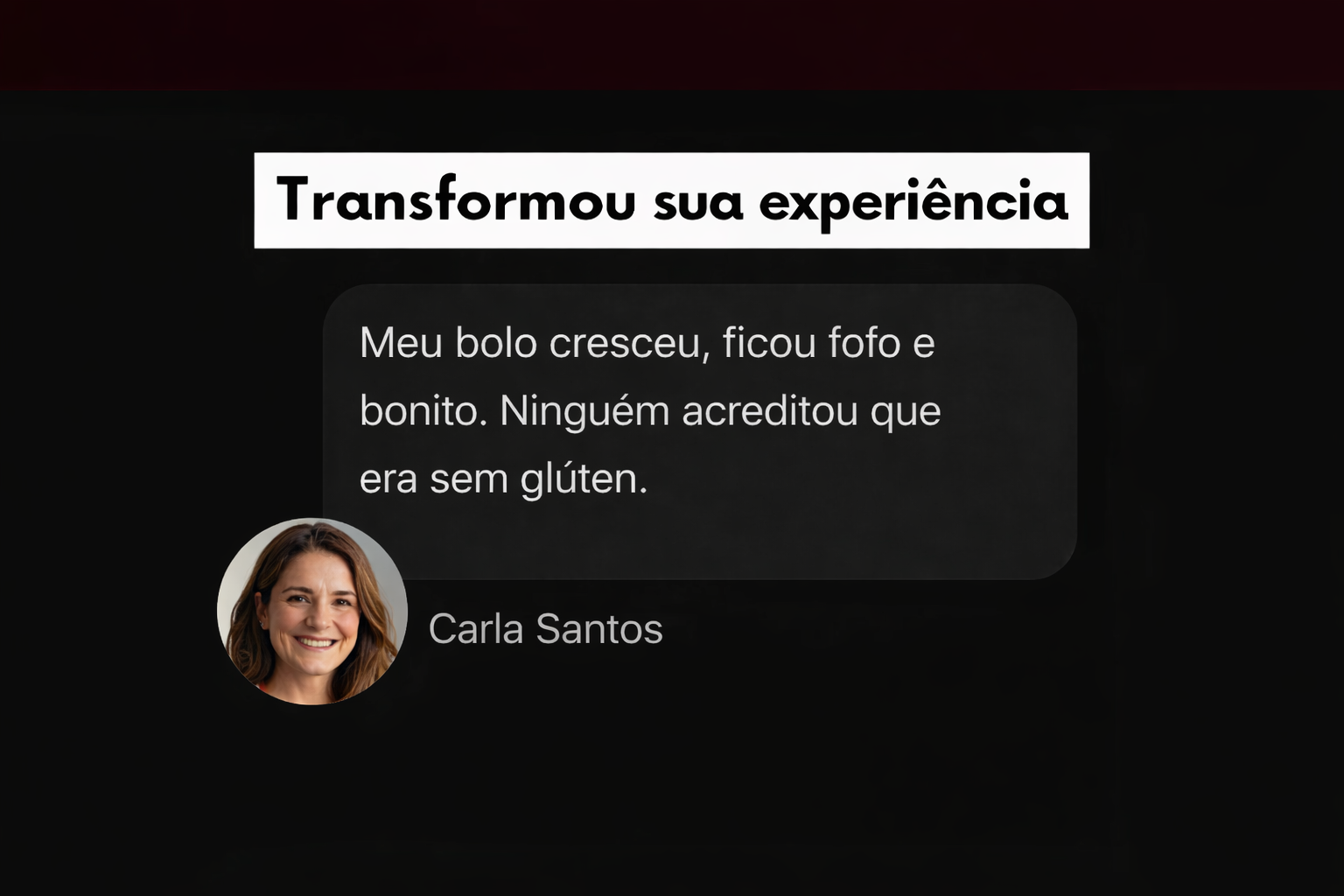 Depoimento aluna