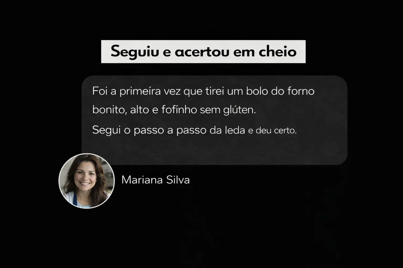 Depoimento aluna
