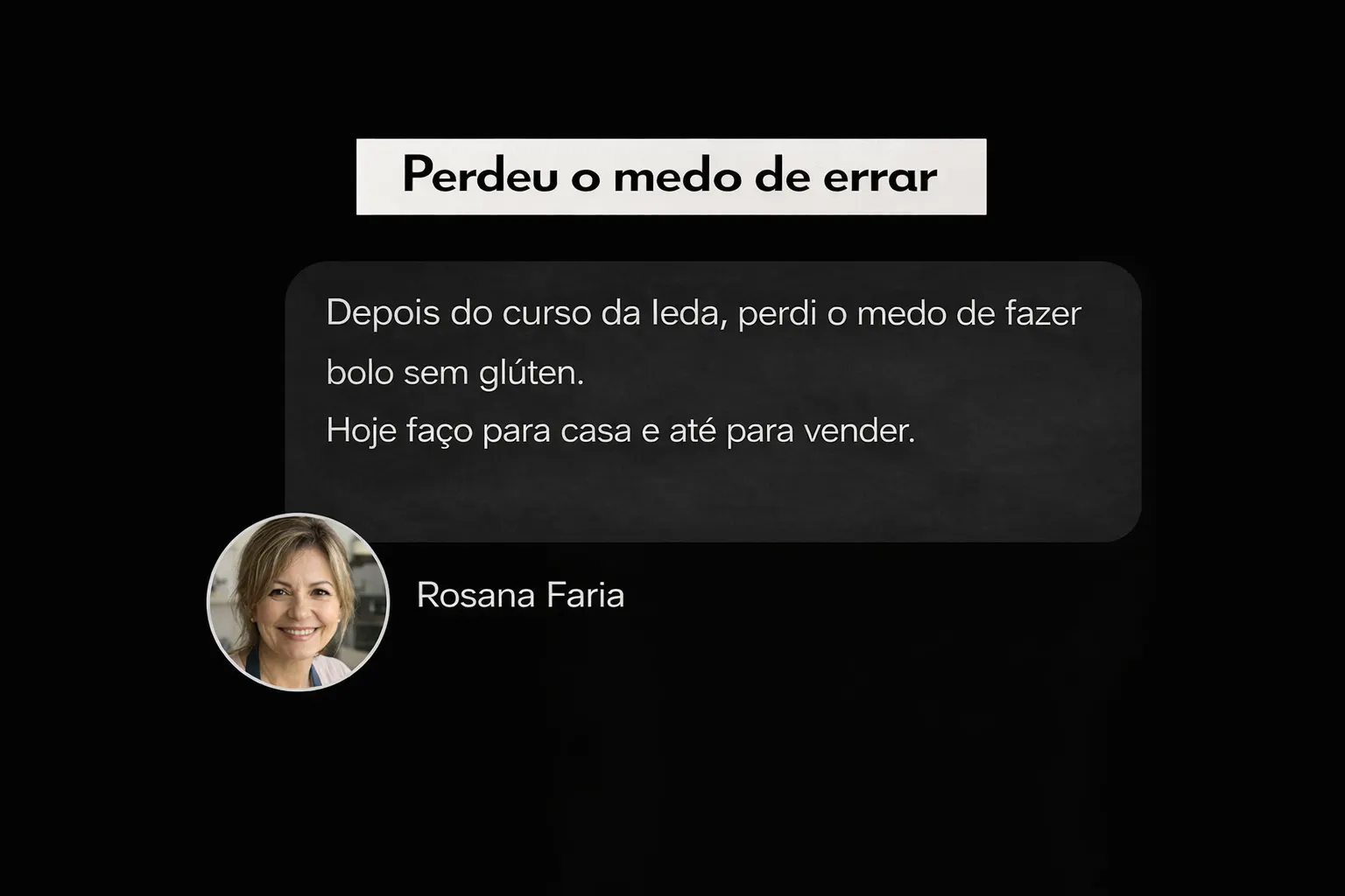 Depoimento aluna