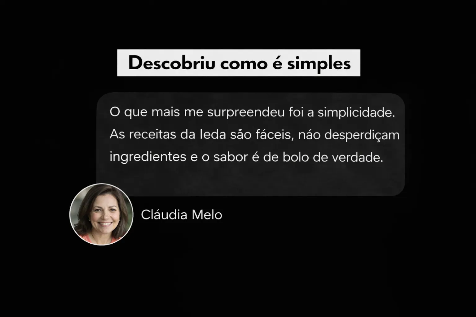 Depoimento aluna